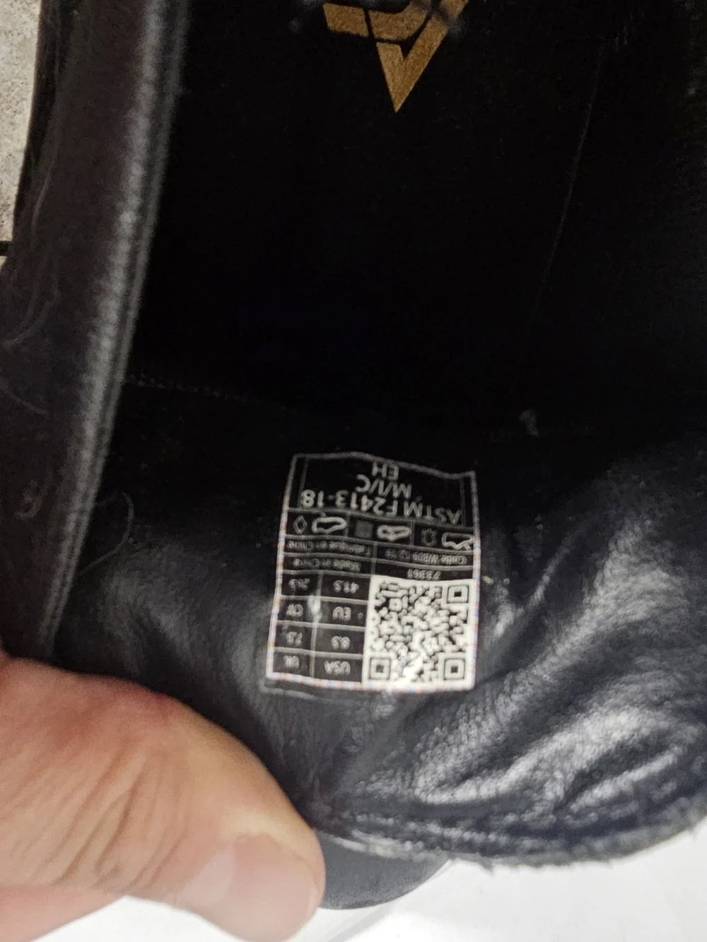 Men's Black Leather Slip-On Work Boots #286